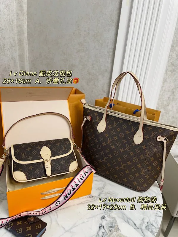 All categories Official website "Three-piece bag set" Three-piece set💖 LV 2023 new LV bag three-piece set wholesale