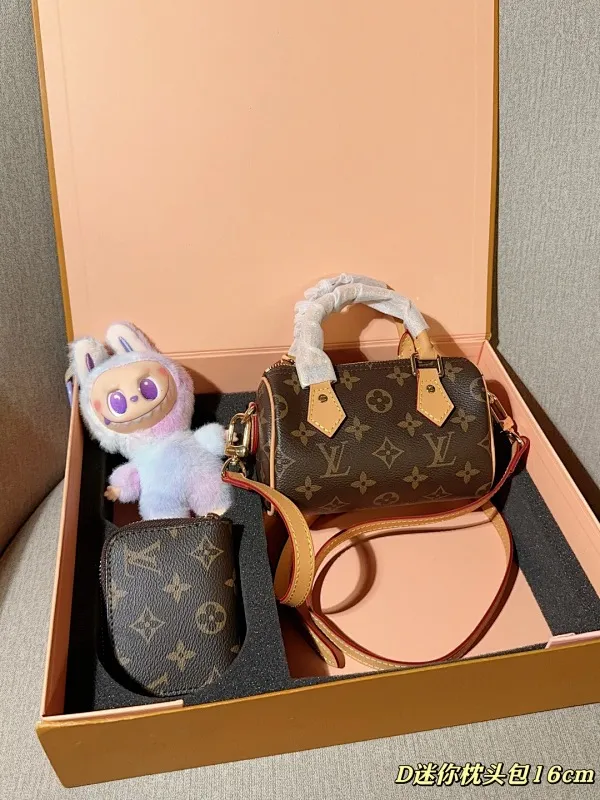 All Categories Official Website "Brand Women's Bags" Women's Bags 💙 LV 2025 New LV Box Mini Pillow Bag