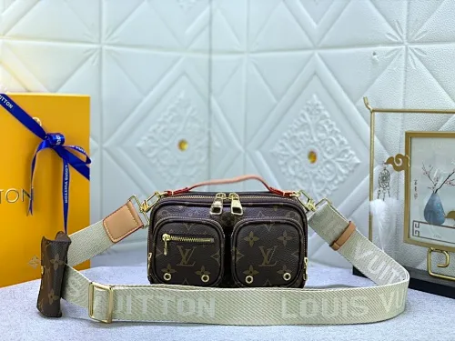 All categories Official website "Brand Women's Bags" Women's Bags 💙 LV replica LV, fine imitation LV bags, LV shoulder bags, 2023 official latest version LV crossbody bag, bag factory, original material, size: 18-11-10CM
