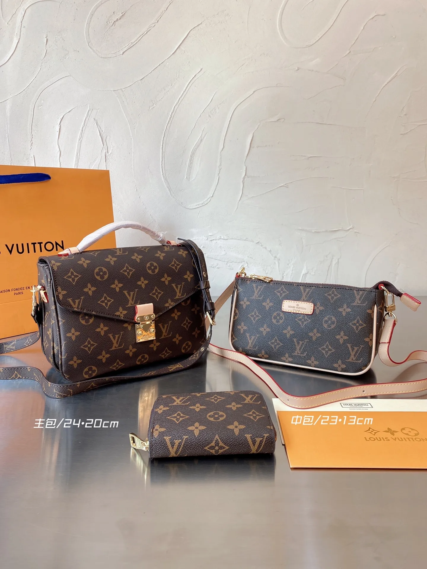 All categories Official website "Three-piece bag set" Three-piece set💖 LV 2023 new LV bag three-piece set wholesale
