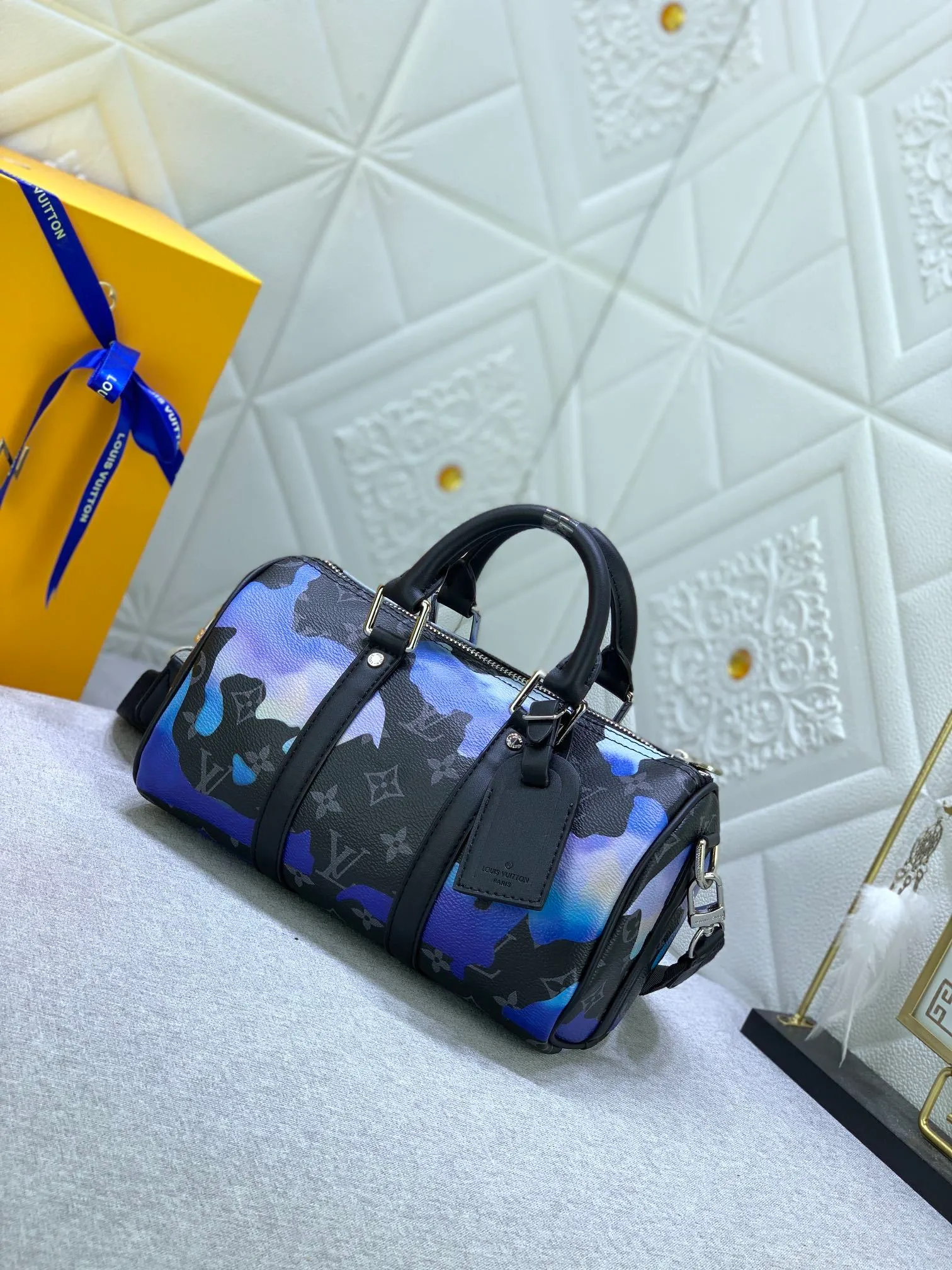 All categories Official website "Brand Women's Bags" Women's Bags 💙 LV replica LV, fine imitation LV bags, LV handbags, 2023 official latest version LV leather travel bag, bag factory, original material, size: 25-15-11CM