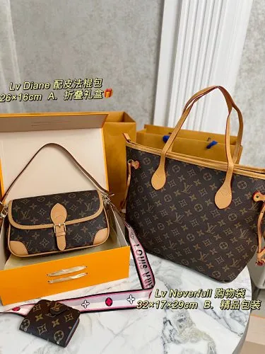 All categories Official website "Three-piece bag set" Three-piece set💖 LV 2023 new LV bag three-piece set wholesale