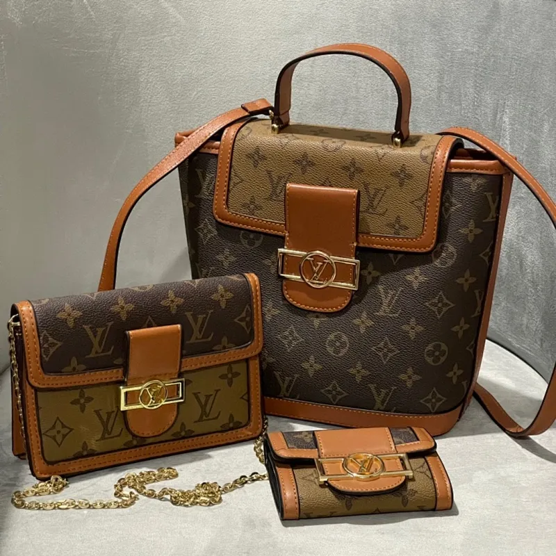 All categories Official website "Three-piece bag set" Three-piece set💖 LV 2023 new LV bag three-piece set wholesale