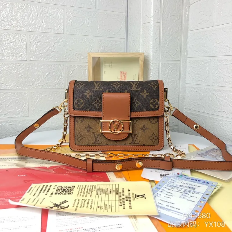 All categories Official website "Brand Women's Bags" Women's Bags 💙 LV 2022 official new Daphne crossbody bag wholesale 58001900 Original order quality Size: 20-16-10 cm