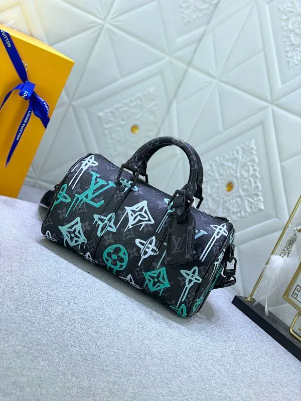 All categories Official website "Brand Women's Bags" Women's Bags 💙 LV replica LV, fine imitation LV bags, LV handbags, 2023 official latest version LV leather travel bag, bag factory, original material, size: 25-15-11CM