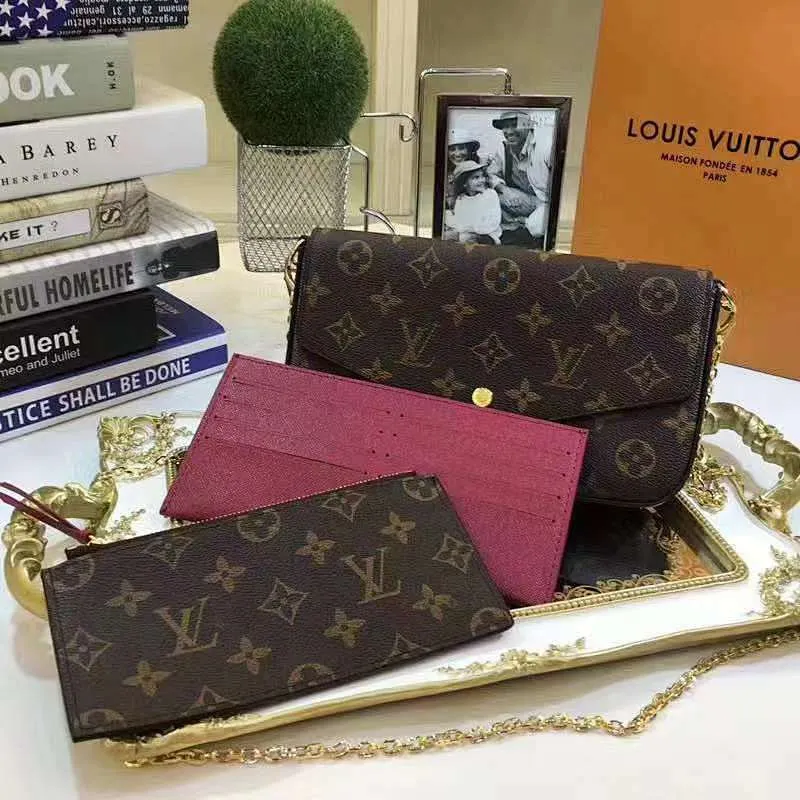 All categories Official website "Brand Women's Bags" Women's Bags 💙 LV 2022 official new LV three-piece handbag wholesale 5800800 High quality Size: 21-11-2CM