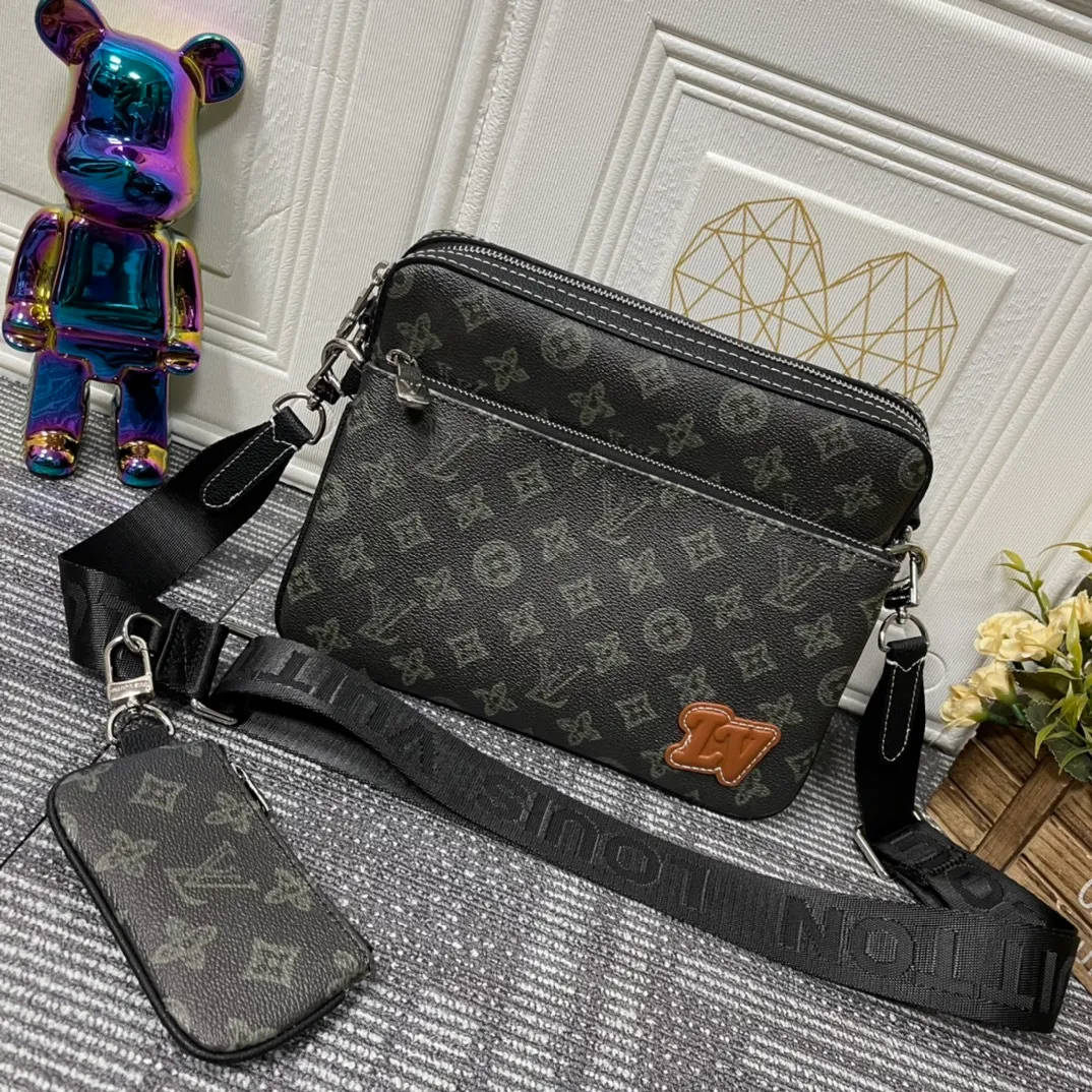All categories Official website "Brand Women's Bags" Women's Bags 💙 LV replica LV, fine imitation LV bags, LV shoulder bags, 2023 official latest version LV messenger bag, bag factory, original material, size: 25-18.5-7CM