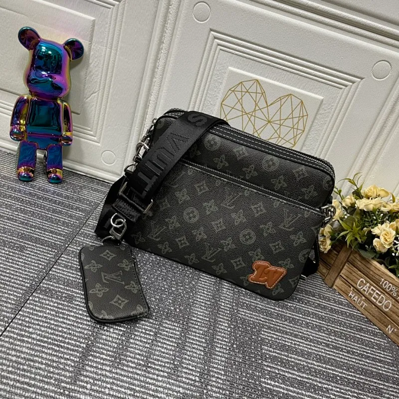 All categories Official website "Brand Women's Bags" Women's Bags 💙 LV replica LV, fine imitation LV bags, LV shoulder bags, 2023 official latest version LV messenger bag, bag factory, original material, size: 25-18.5-7CM