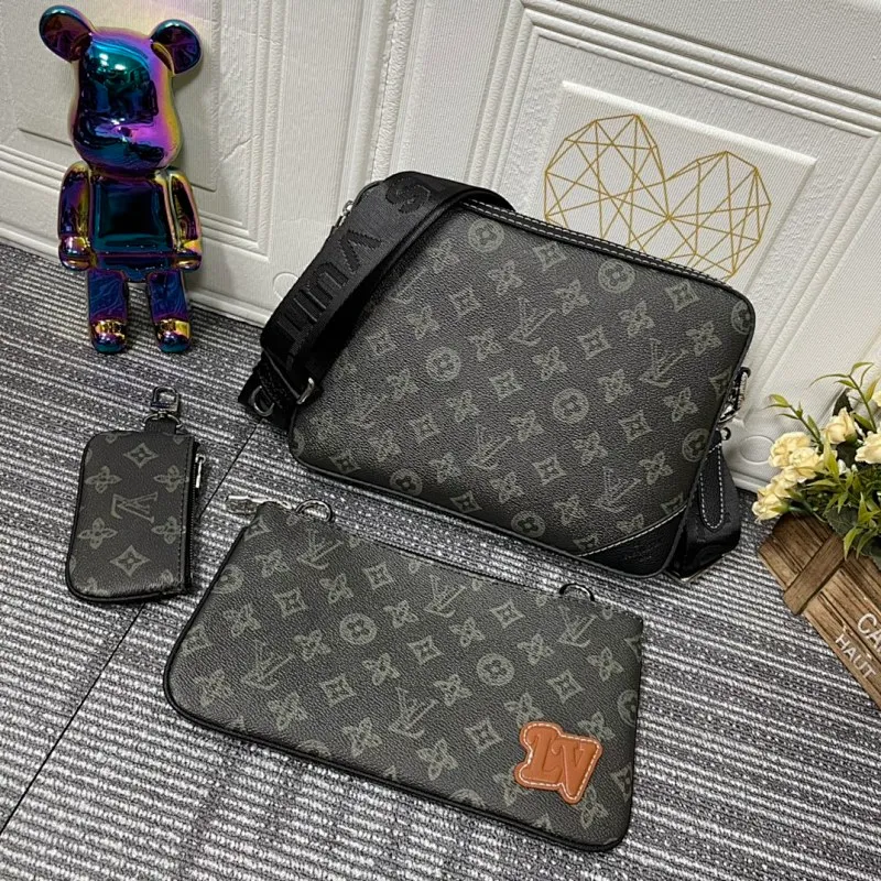 All categories Official website "Brand Women's Bags" Women's Bags 💙 LV replica LV, fine imitation LV bags, LV shoulder bags, 2023 official latest version LV messenger bag, bag factory, original material, size: 25-18.5-7CM