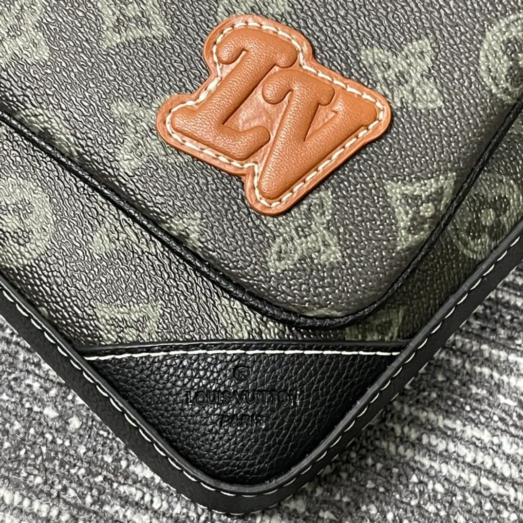 All categories Official website "Brand Women's Bags" Women's Bags 💙 LV replica LV, fine imitation LV bags, LV shoulder bags, 2023 official latest version LV messenger bag, bag factory, original material, size: 25-18.5-7CM
