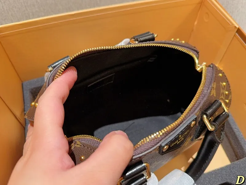 All Categories Official Website "Brand Women's Bags" Women's Bags 💙 LV 2025 New LV Rivet Iron Angle Pillow Bag ➕Coin Purse ➕labubu Pendant