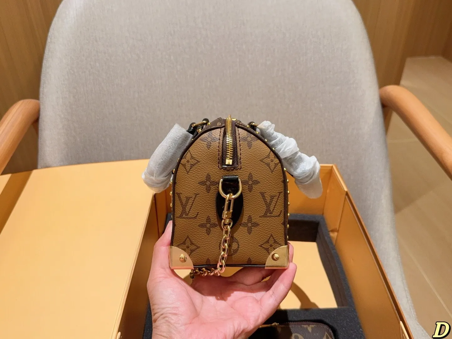 All Categories Official Website "Brand Women's Bags" Women's Bags 💙 LV 2025 New LV Rivet Iron Angle Pillow Bag ➕Coin Purse ➕labubu Pendant