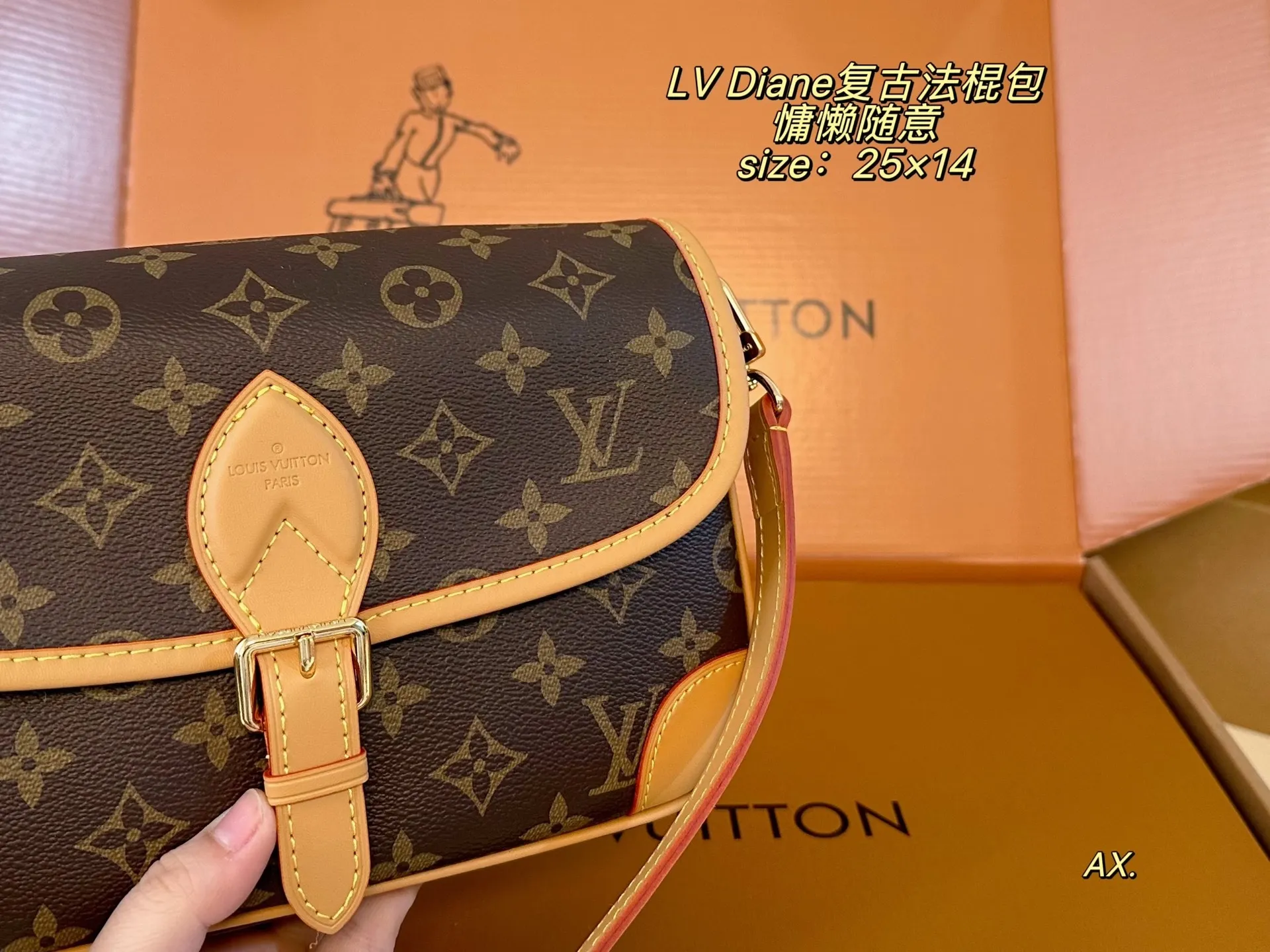 All categories Official website "Brand Women's Bags" Women's Bags 💙 LV 2025 new LV armpit bag
