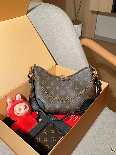 All Categories Official Website "Brand Women's Bags" Women's Bags 💙 LV 2025 New Lv Set Boulogne Croissant Bag ➕ Coin Purse ➕ Labubu Pendant