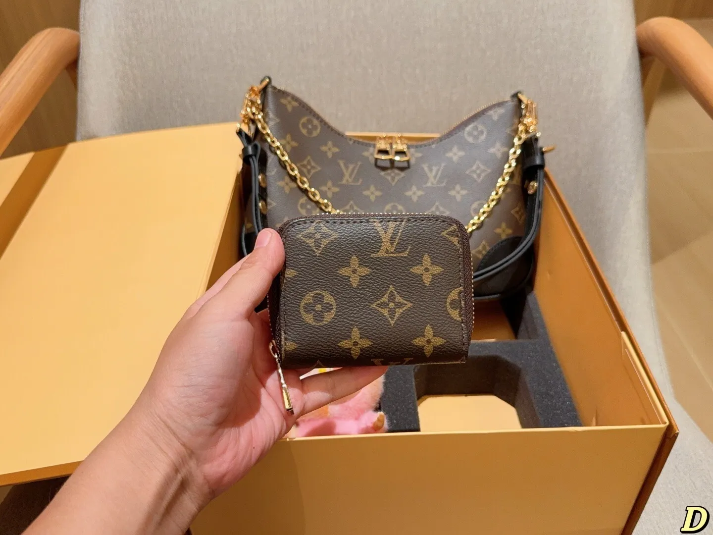 All Categories Official Website "Brand Women's Bags" Women's Bags 💙 LV 2025 New Lv Set Boulogne Croissant Bag ➕ Coin Purse ➕ Labubu Pendant