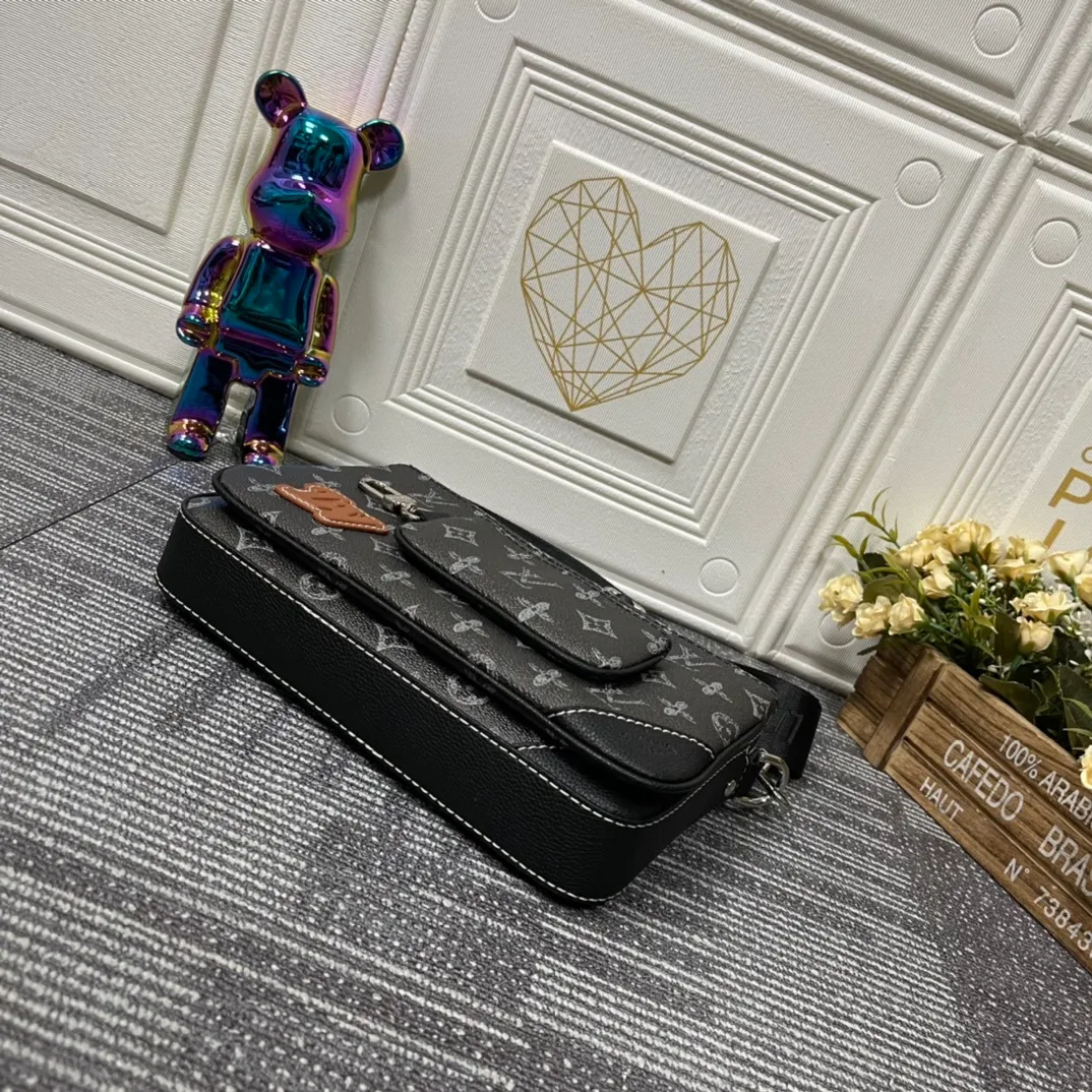 All categories Official website "Brand Women's Bags" Women's Bags 💙 LV replica LV, fine imitation LV bags, LV shoulder bags, 2023 official latest version LV messenger bag, bag factory, original material, size: 25-18.5-7CM