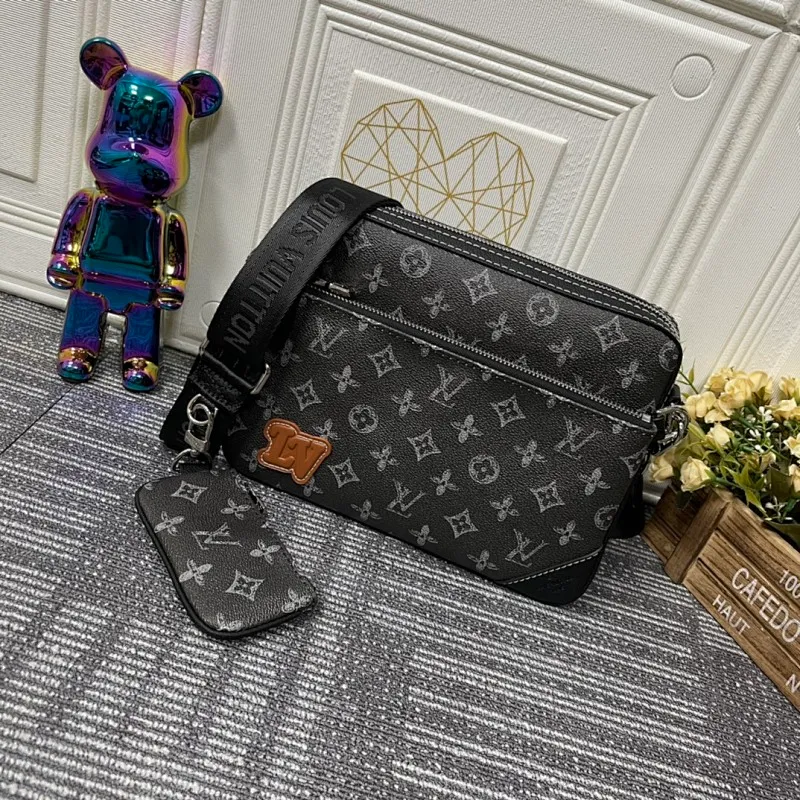 All categories Official website "Brand Women's Bags" Women's Bags 💙 LV replica LV, fine imitation LV bags, LV shoulder bags, 2023 official latest version LV messenger bag, bag factory, original material, size: 25-18.5-7CM