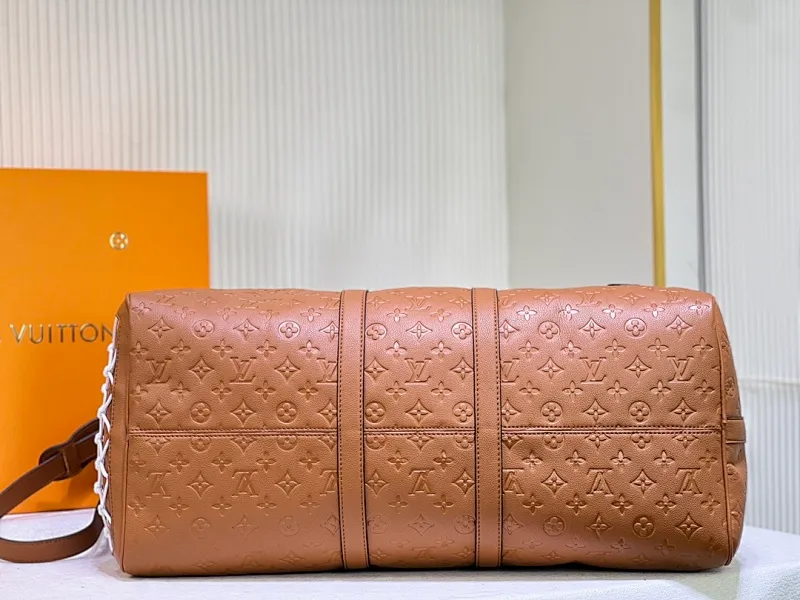 All categories Official website "Brand Women's Bags" Women's Bags 💙 LV replica LV, fine imitation LV bags, LV handbags, 2023 official latest version LV travel bag, bag factory, original material, size: 55-27-20CM