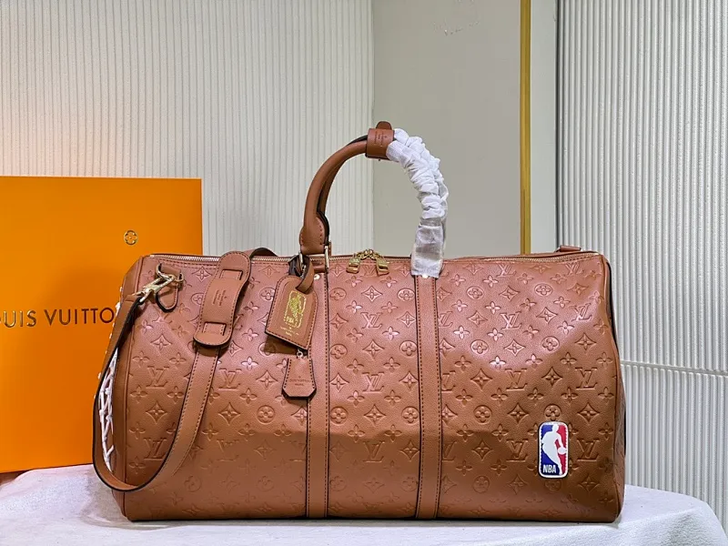 All categories Official website "Brand Women's Bags" Women's Bags 💙 LV replica LV, fine imitation LV bags, LV handbags, 2023 official latest version LV travel bag, bag factory, original material, size: 55-27-20CM
