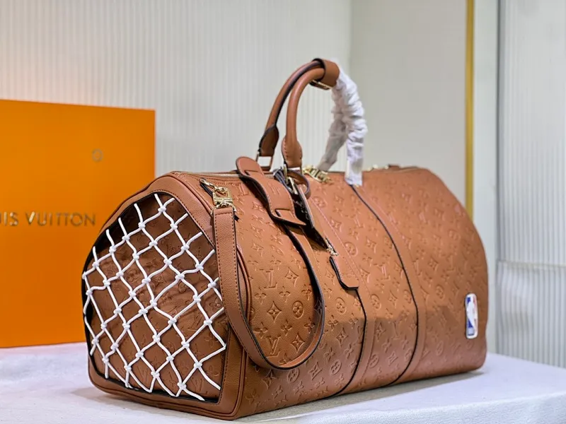 All categories Official website "Brand Women's Bags" Women's Bags 💙 LV replica LV, fine imitation LV bags, LV handbags, 2023 official latest version LV travel bag, bag factory, original material, size: 55-27-20CM