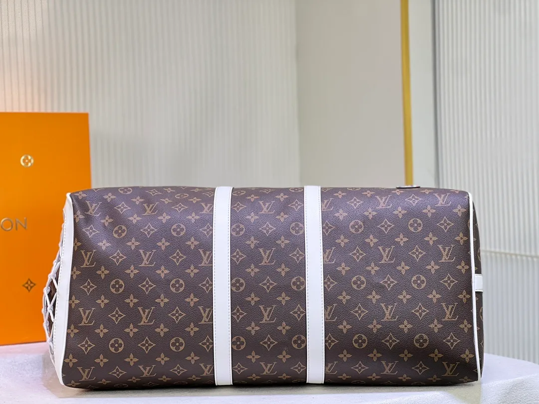 All categories Official website "Brand Women's Bags" Women's Bags 💙 LV replica LV, fine imitation LV bags, LV handbags, 2023 official latest version LV travel bag, bag factory, original material, size: 55-27-20CM