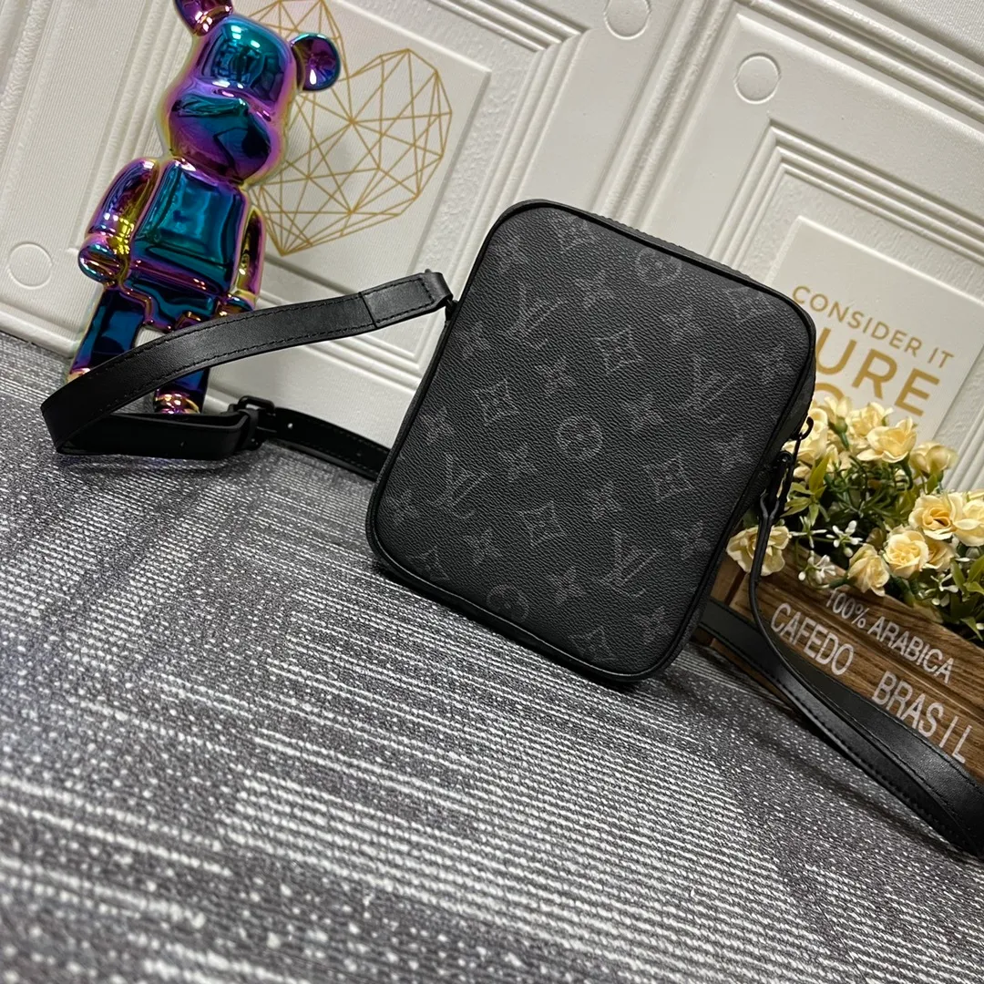All categories Official website "Brand Women's Bags" Women's Bags 💙 LV Christopher mini handbag is made of iconic Monogram Macassar material and matte metal parts, with adjustable shoulder straps, and a dynamic atmosphere bursts out. It also features spacious compartments and front pockets, providing a modern way to carry your daily essentials. Dimensions: 15.0 x