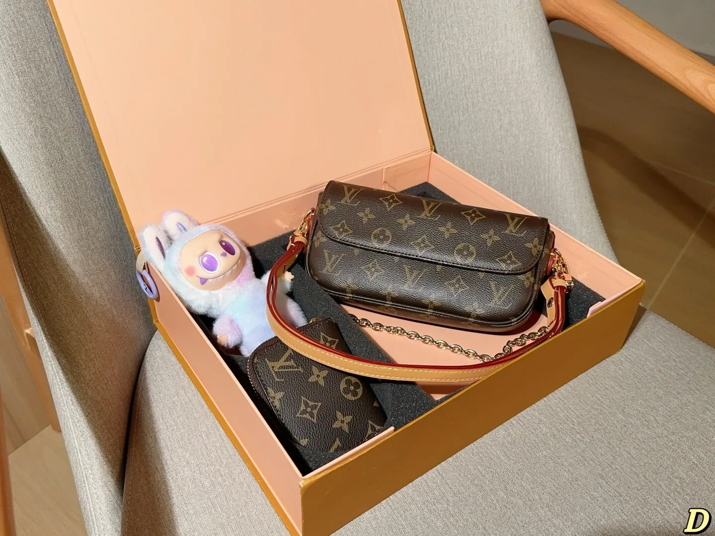All Categories Official Website "Brand Women's Bags" Women's Bags 💙 LV 2025 New LV Set Box lvy Mahjong Bag