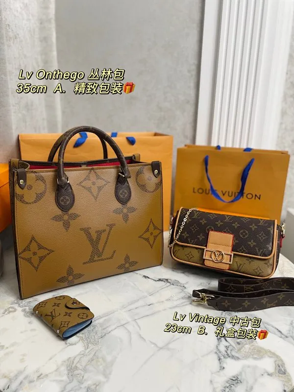 All categories Official website "Three-piece bag set" Three-piece set💖 LV 2023 new LV bag three-piece set wholesale