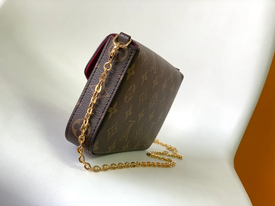 All categories Official website "Brand Women's Bags" Women's Bags 💙 LV replica LV, fine imitation LV bags, LV shoulder bags, 2023 official latest version LV calfskin chain bag, bag factory, original material, size: 21-11-2CM