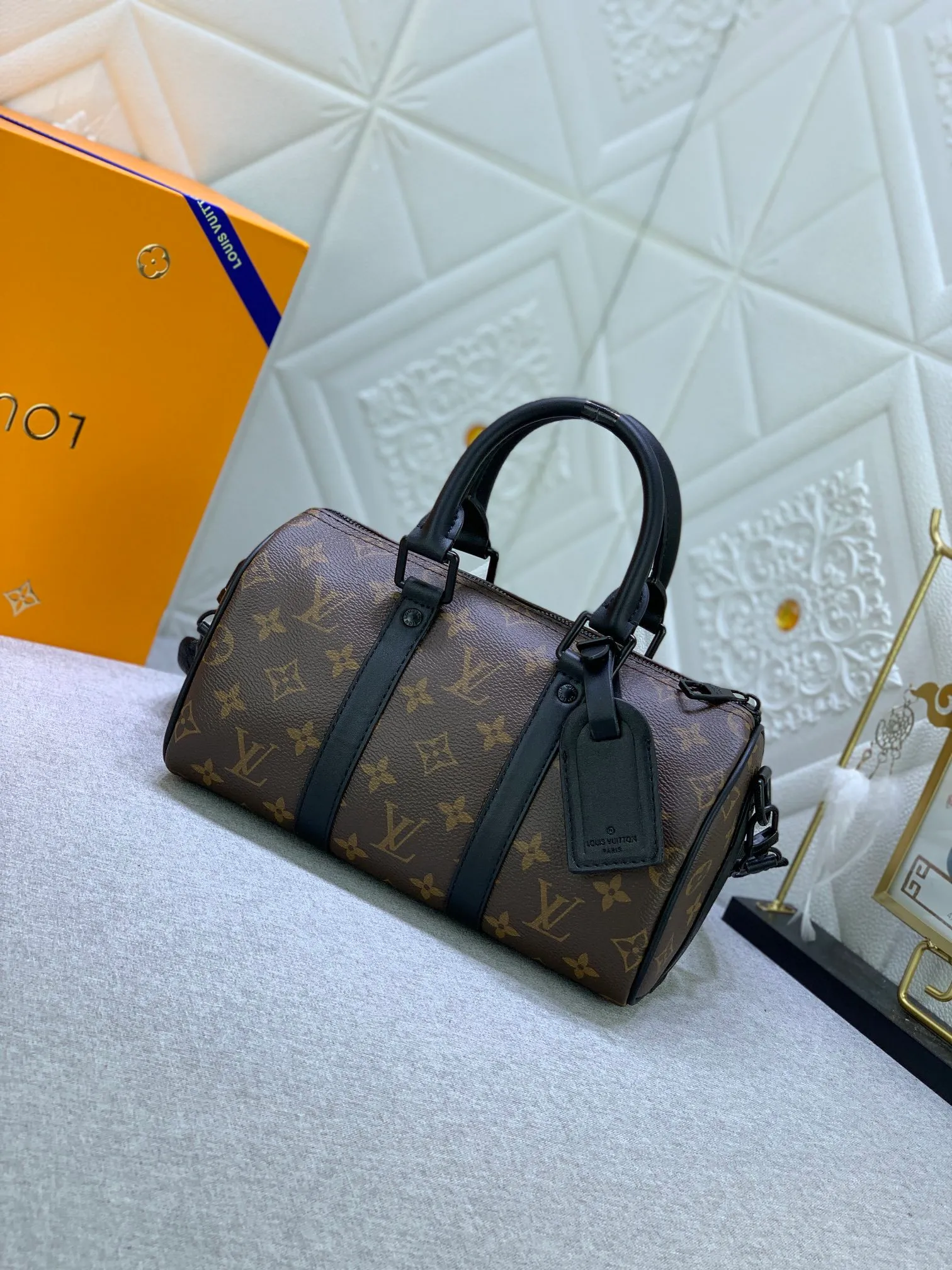 All categories Official website "Brand Women's Bags" Women's Bags 💙 LV replica LV, fine imitation LV bags, LV handbags, 2023 official latest version LV leather travel bag, bag factory, original material, size: 25-15-11CM