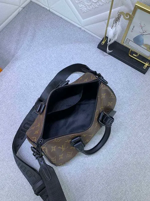 All categories Official website "Brand Women's Bags" Women's Bags 💙 LV replica LV, fine imitation LV bags, LV handbags, 2023 official latest version LV leather travel bag, bag factory, original material, size: 25-15-11CM