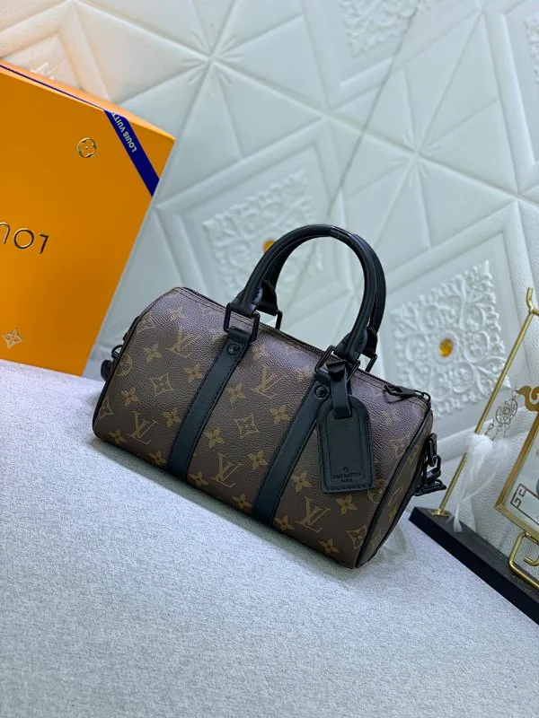All categories Official website "Brand Women's Bags" Women's Bags 💙 LV replica LV, fine imitation LV bags, LV handbags, 2023 official latest version LV leather travel bag, bag factory, original material, size: 25-15-11CM