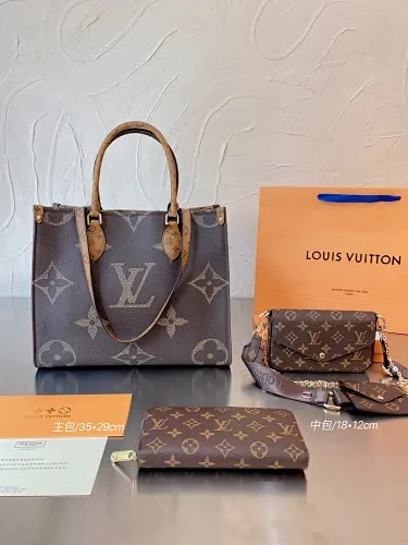 All categories Official website "Three-piece bag set" Three-piece set💖 LV 2023 new LV bag three-piece set wholesale