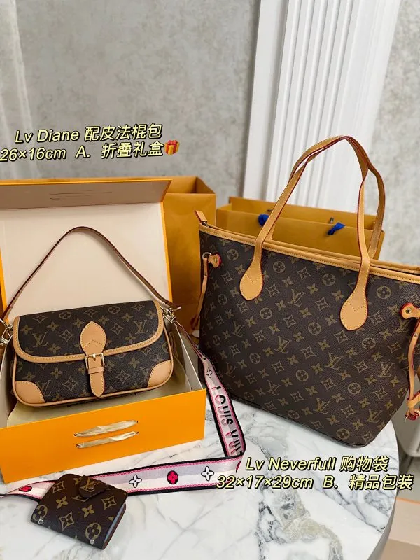 All categories Official website "Three-piece bag set" Three-piece set💖 LV 2023 new LV bag three-piece set wholesale