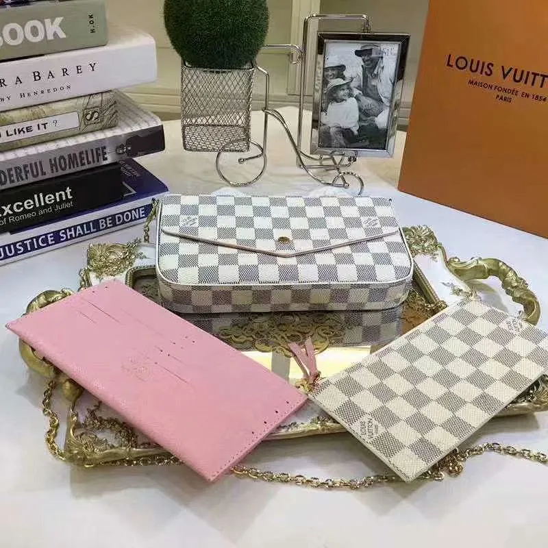 All categories Official website "Brand Women's Bags" Women's Bags 💙 LV 2022 official new LV three-piece handbag wholesale 5800800 High quality Size: 21-11-2CM