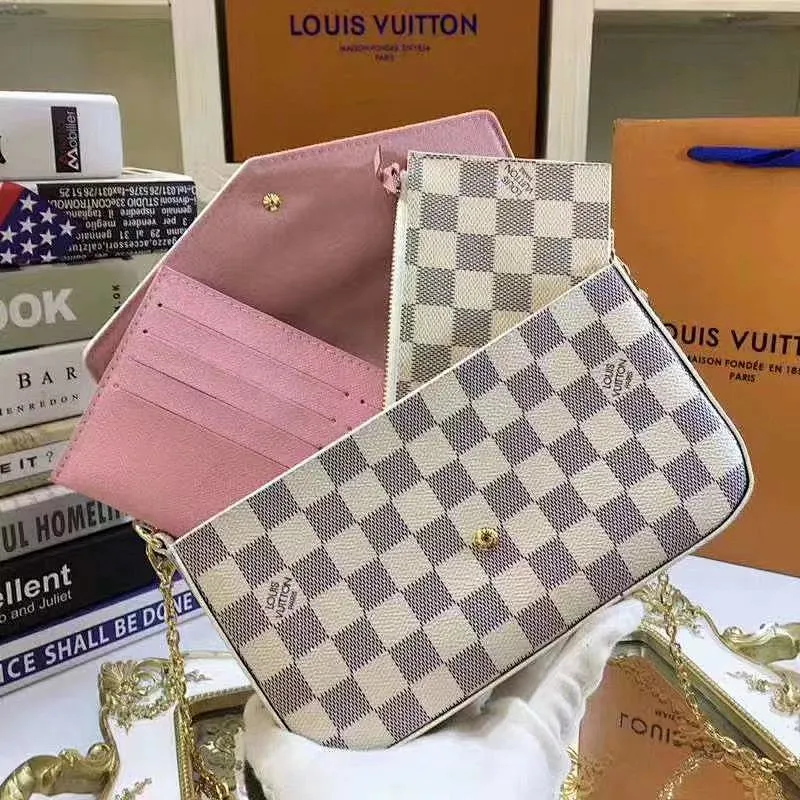 All categories Official website "Brand Women's Bags" Women's Bags 💙 LV 2022 official new LV three-piece handbag wholesale 5800800 High quality Size: 21-11-2CM