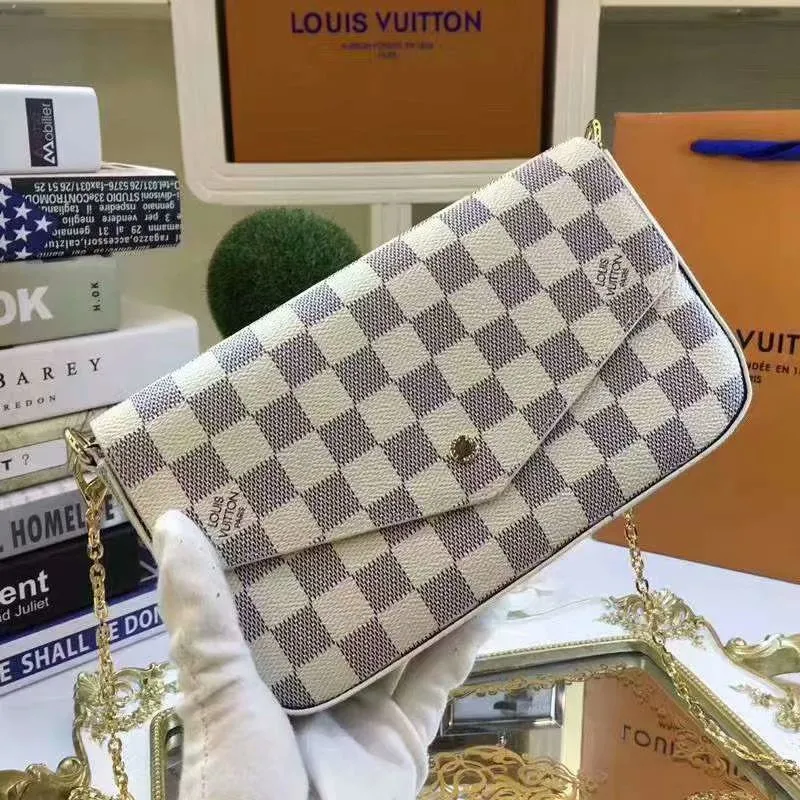 All categories Official website "Brand Women's Bags" Women's Bags 💙 LV 2022 official new LV three-piece handbag wholesale 5800800 High quality Size: 21-11-2CM