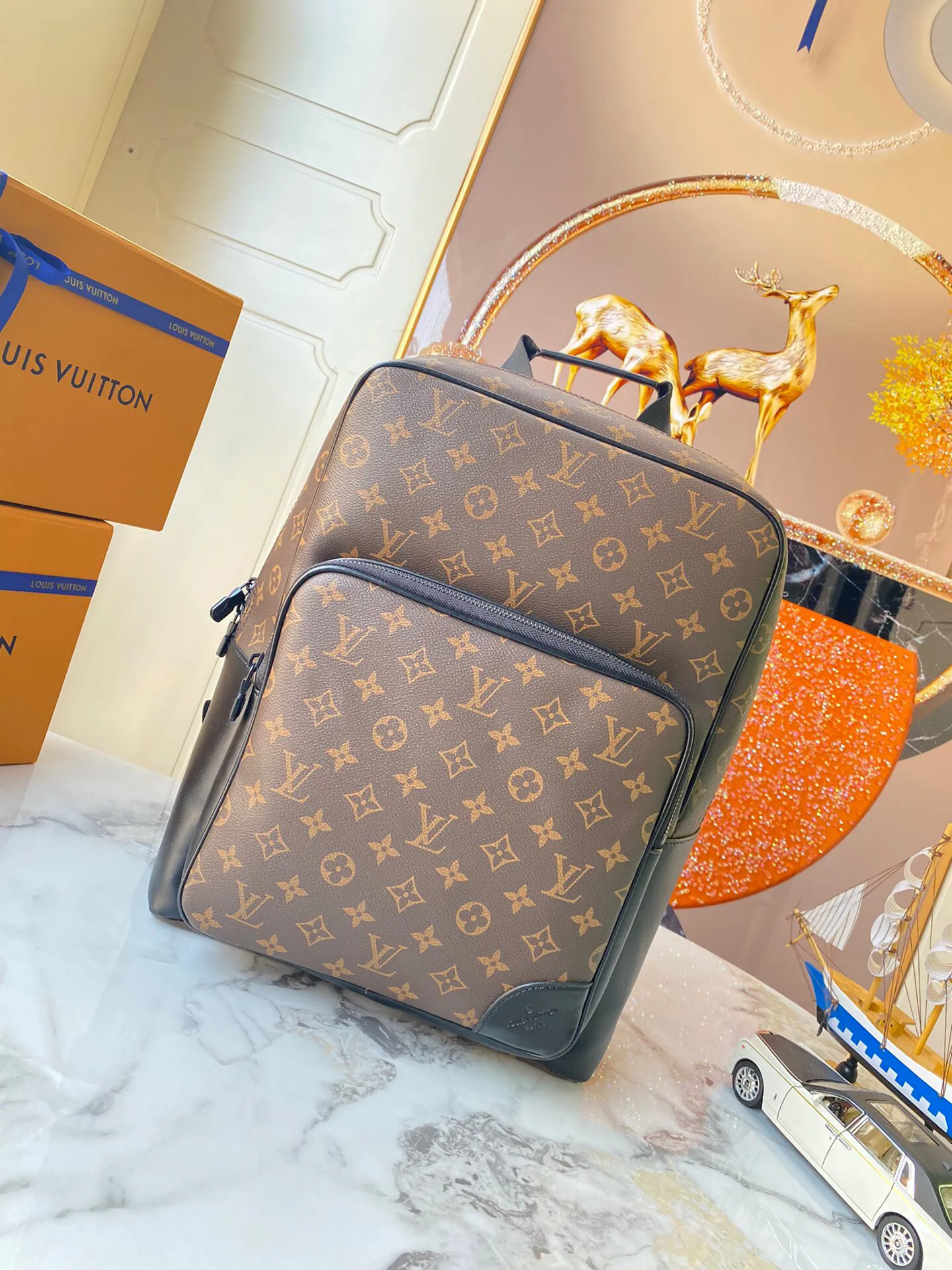 All Categories Official Website "Brand Women's Bags" Women's Bags 💙 LV 2022 Official New Style LV M45335 Presbyopia/Blue Dean Backpack Wholesale 58002150