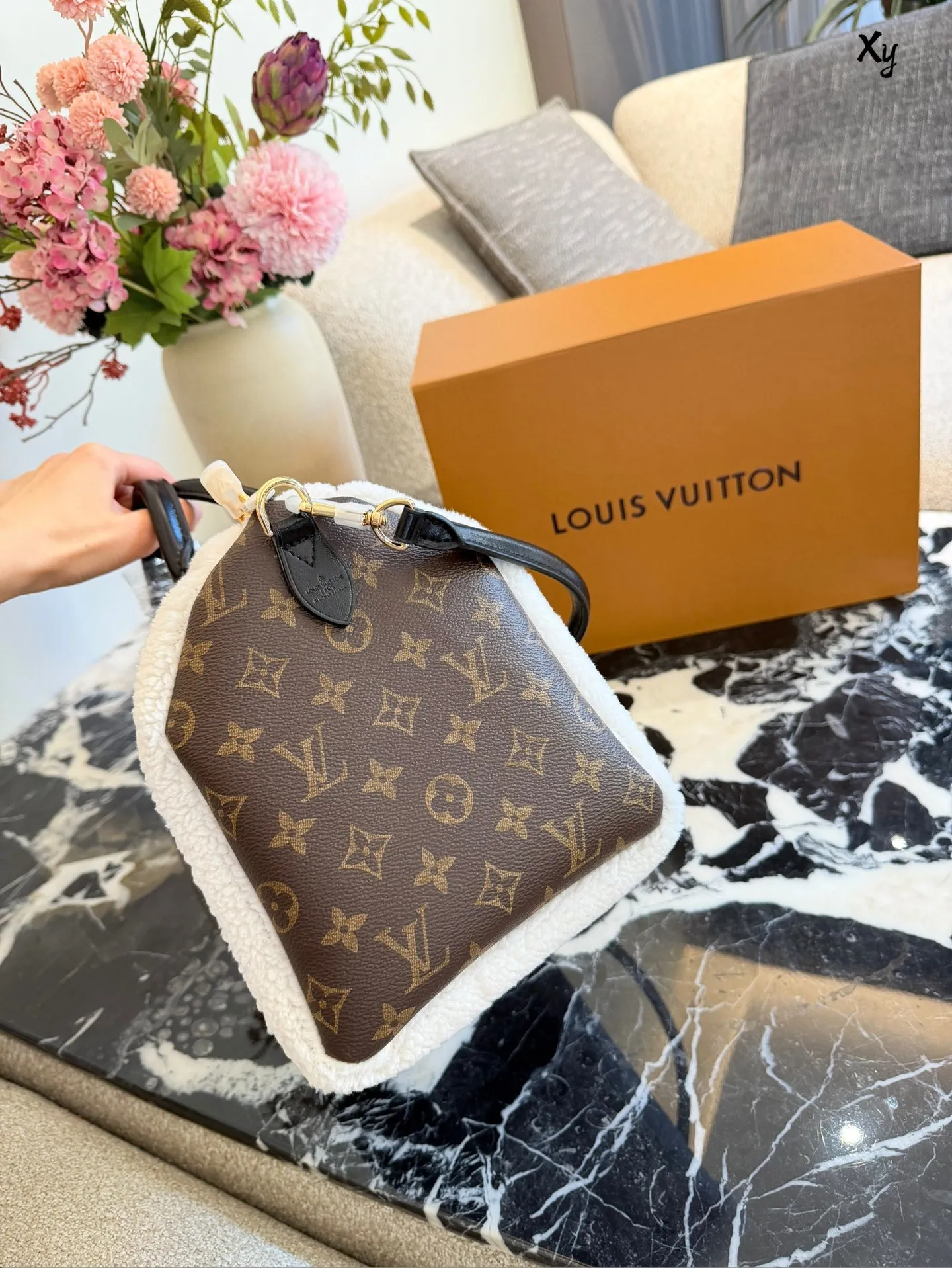 All Categories Official Website "Brand Women's Bags" Women's Bags 💙 LV 2025 New LVSpeedy Soft 30 Teddy Handbag