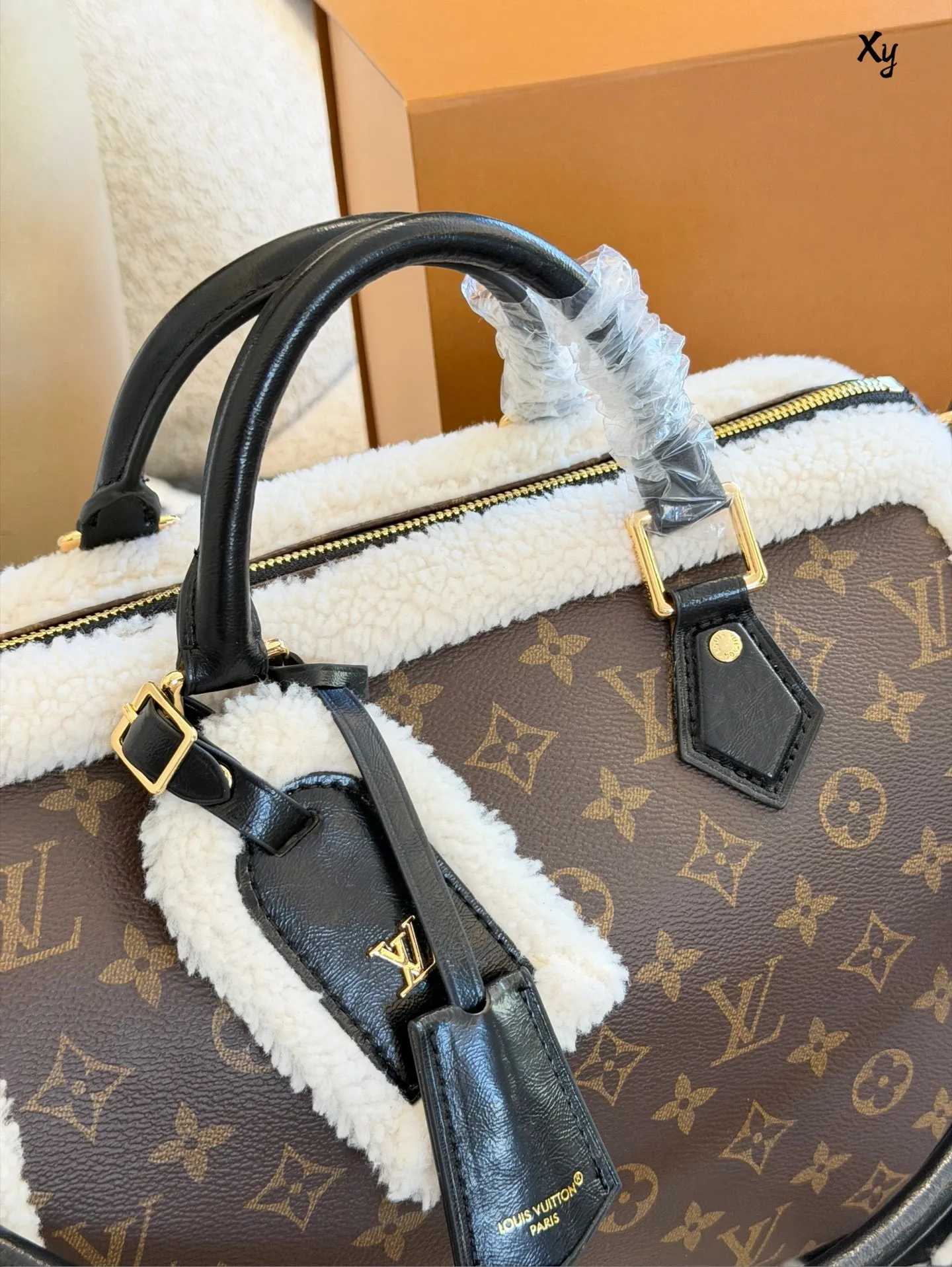 All Categories Official Website "Brand Women's Bags" Women's Bags 💙 LV 2025 New LVSpeedy Soft 30 Teddy Handbag