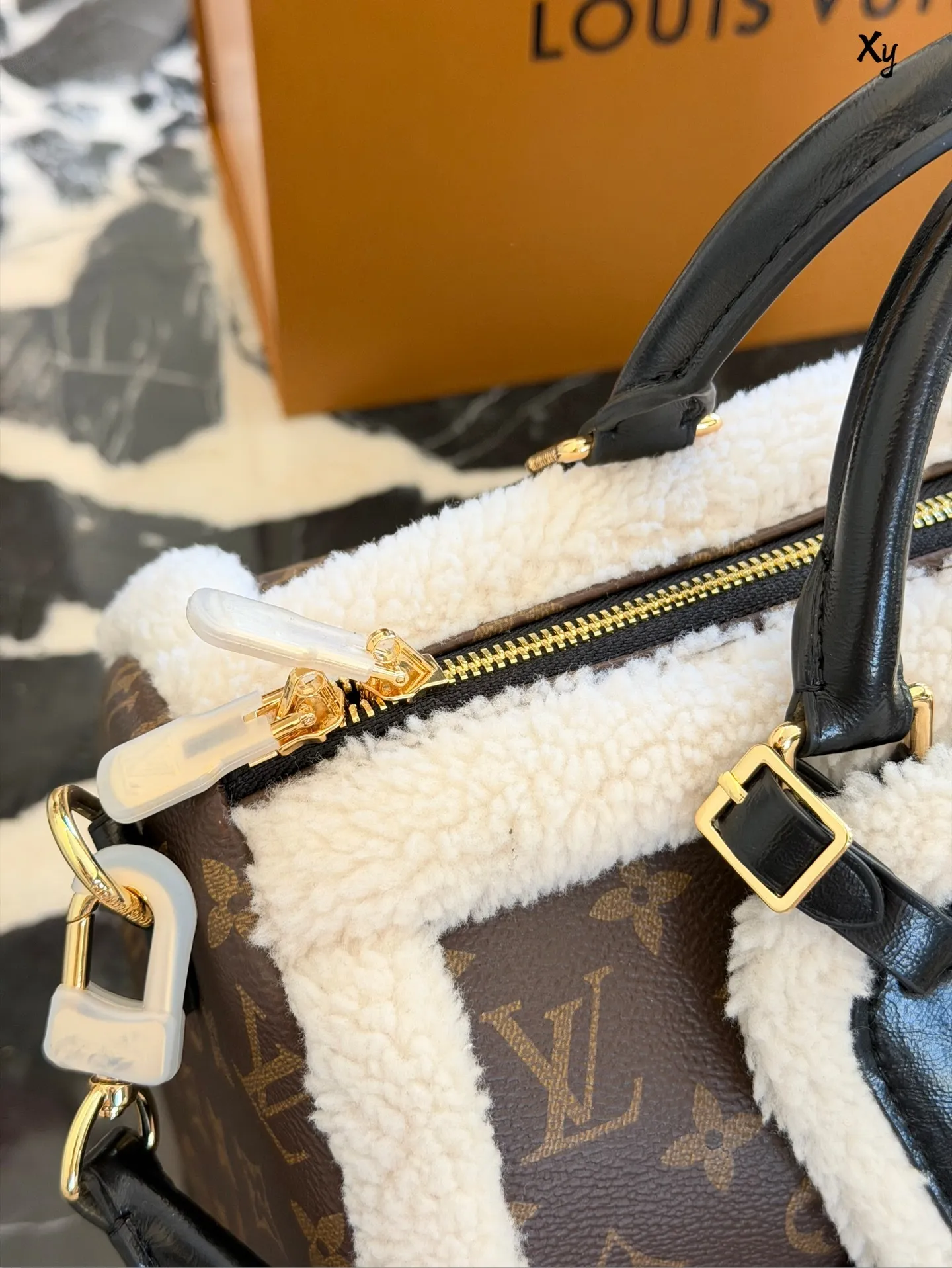 All Categories Official Website "Brand Women's Bags" Women's Bags 💙 LV 2025 New LVSpeedy Soft 30 Teddy Handbag