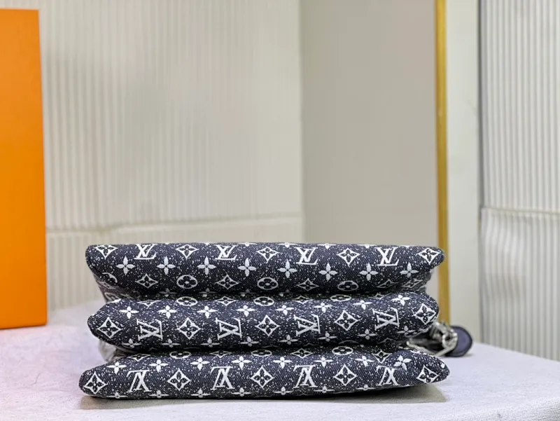 All Categories Official Website "Brand Women's Bags" Women's Bags 💙 LV 2023 New LV Denim Crossbody Bag
