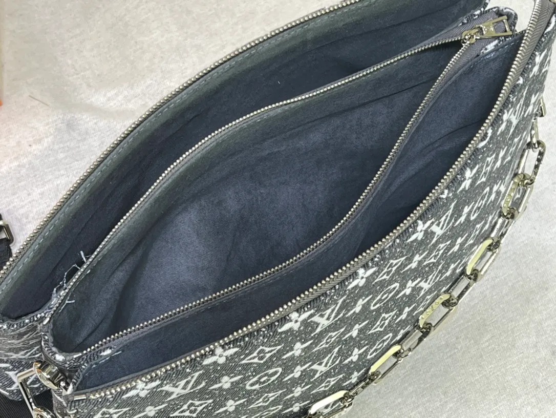 All Categories Official Website "Brand Women's Bags" Women's Bags 💙 LV 2023 New LV Denim Crossbody Bag