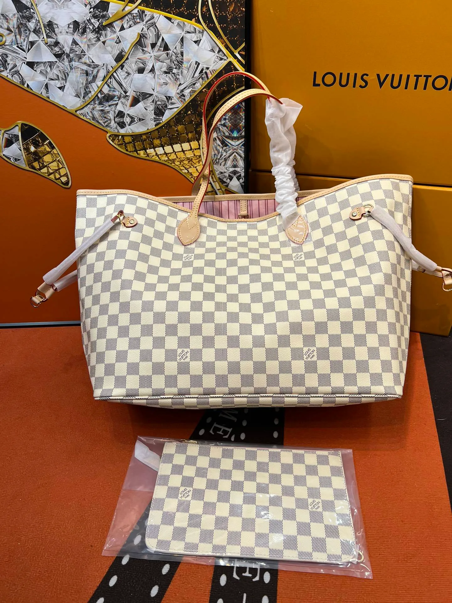 All categories Official website "Brand Women's Bags" Women's Bags 💙 LV 2022 official new LV handbag wholesale 58001500 High quality Size: 40-33-20 CM