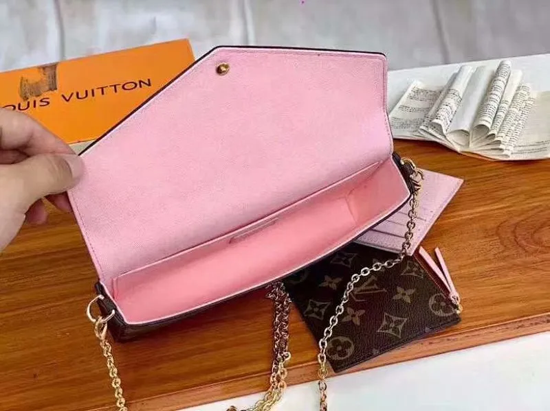 All categories Official website "Brand Women's Bags" Women's Bags 💙 LV 2022 official new LV three-piece handbag wholesale 5800800 High quality Size: 21-11-2CM