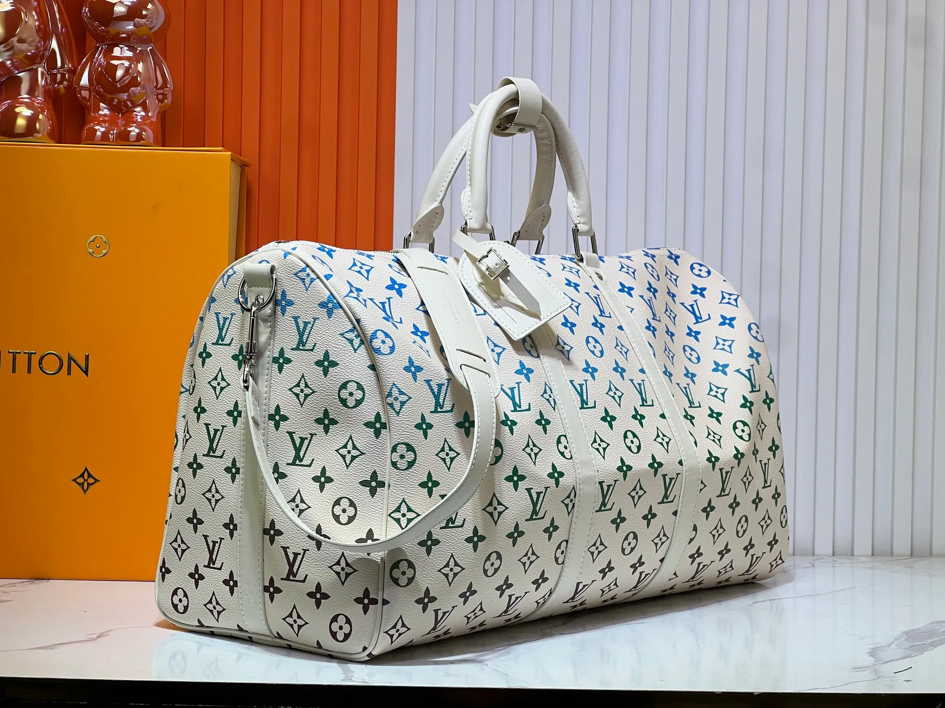 Batch 420💰New arrival M13745 41416 Gradient three-color series LV2025 spring and summer and Takashi Murakami joint model Fashion is a cycle to celebrate the 20th anniversary of the joint brand Size: 50.0X29.0X23.0cm