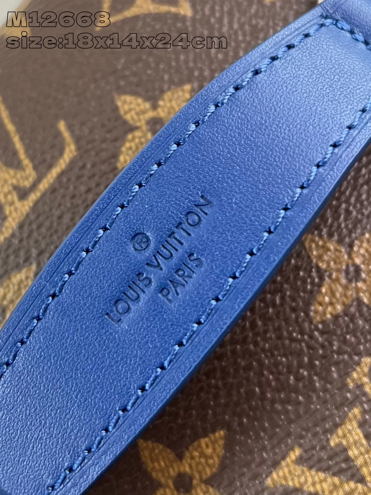 💰960 top original order [Exclusive real shot M12668 blue] This Nice BB cosmetic bag is made of Monogram Macassar canvas, paying tribute to the classic style of Nice Vanity cosmetic bag with elegant brushwork. Leather trim, top handles and a washable lining add a pop of color, and the top flap opens to reveal ample interior patch and zip pockets. 18 x 14.5 x 24 cm (height x width x length)