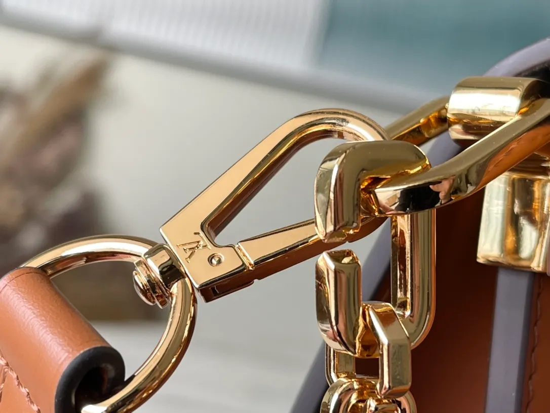 💰880 (Steel Hardware) Top Quality M45958 Medium New work in the classic Dauphine handbag series: from the 2019 early spring series, an improved design by Nicolas Ghesquière, the artistic director of women's wear. Combining Monogram canvas and Monogram Reverse canvas, equipped with chain straps and magnetic buckles, it shows the brand's tradition in a modern style and shows its fashionable endowment. Dimensions: 25 x 17 x 10.5 cm