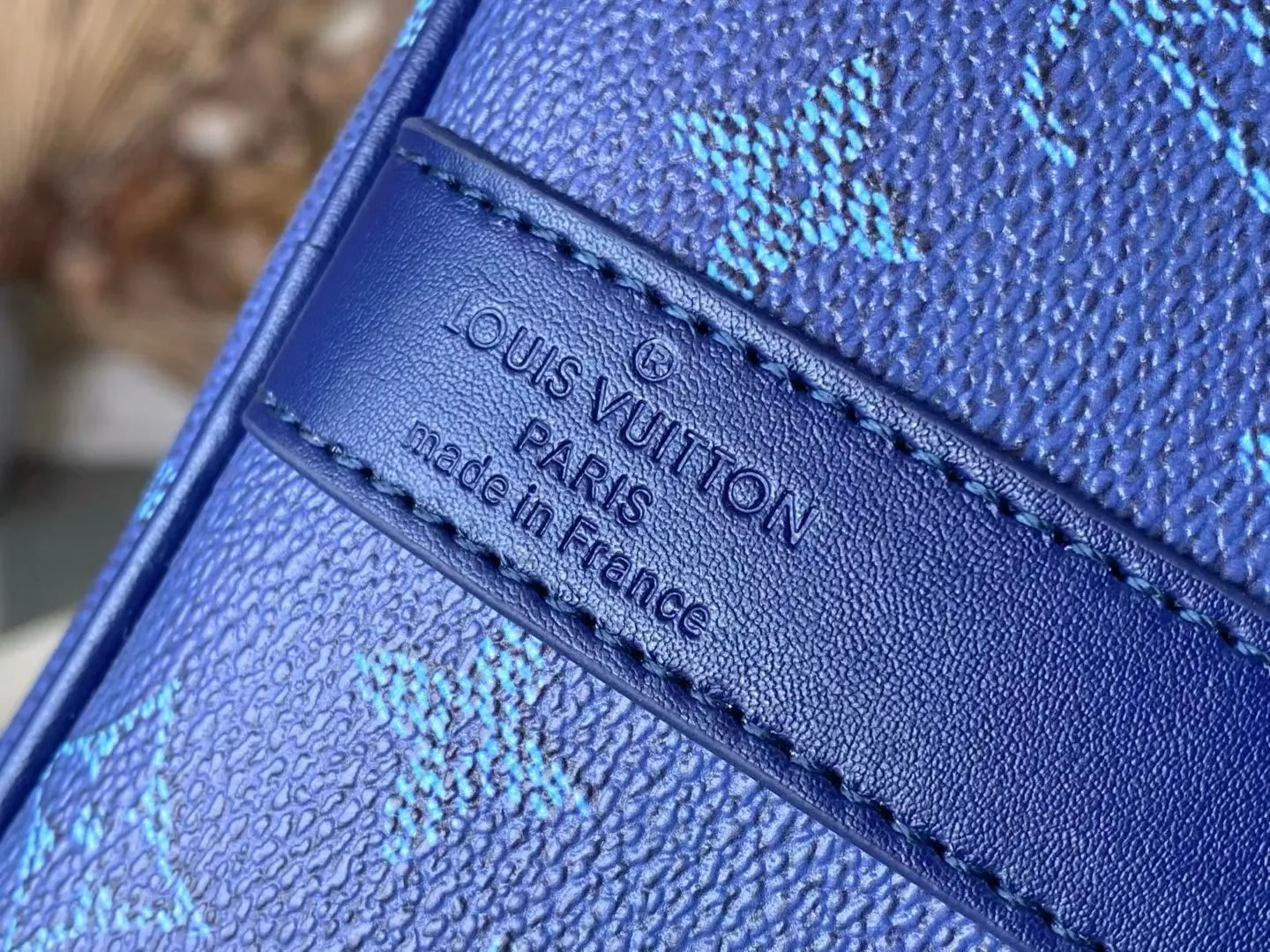 💰1280 Top original order M26864 blue 163c01 dynamic chip 2026 early spring men's bag crossbody handbag Region: Paris Quarter: 2026 early spring brand: Louis Vuitton Louis Vuitton (available in November) 26 early spring Heritage Keepall 50 size 50.0X29.0X23.0 cm