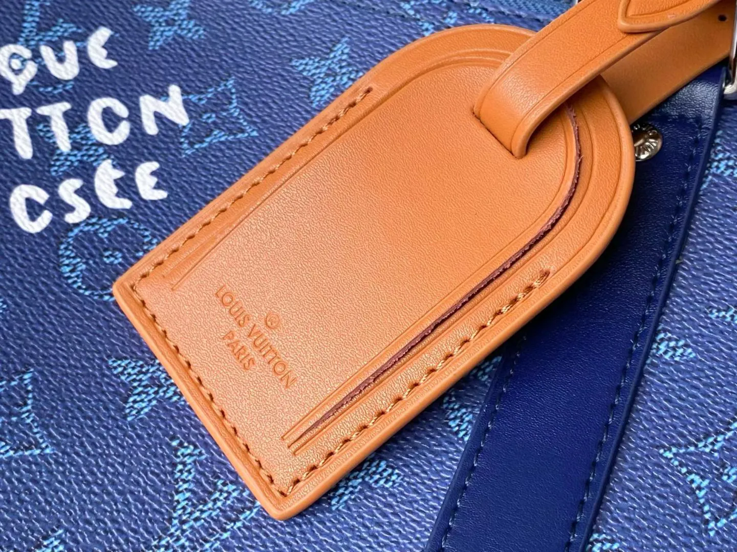 💰1280 Top original order M26864 blue 163c01 dynamic chip 2026 early spring men's bag crossbody handbag Region: Paris Quarter: 2026 early spring brand: Louis Vuitton Louis Vuitton (available in November) 26 early spring Heritage Keepall 50 size 50.0X29.0X23.0 cm